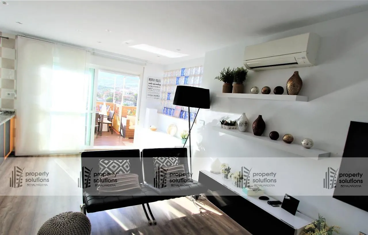 베날마데나코스타 Atico Deluxe - Gran Terraza Con Vistas Panoramicas - Piscina - Parking Gratis 아파트