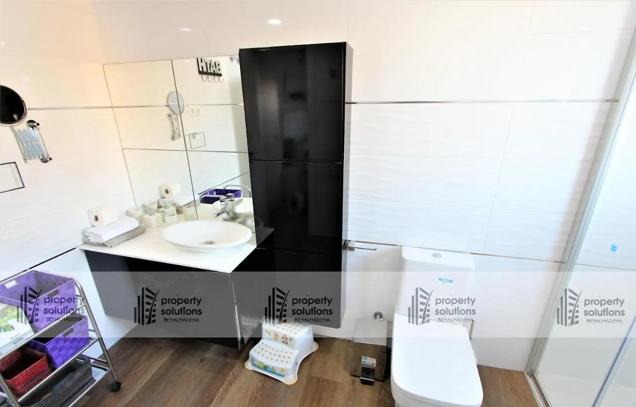 베날마데나코스타 Atico Deluxe - Gran Terraza Con Vistas Panoramicas - Piscina - Parking Gratis 아파트 스페인